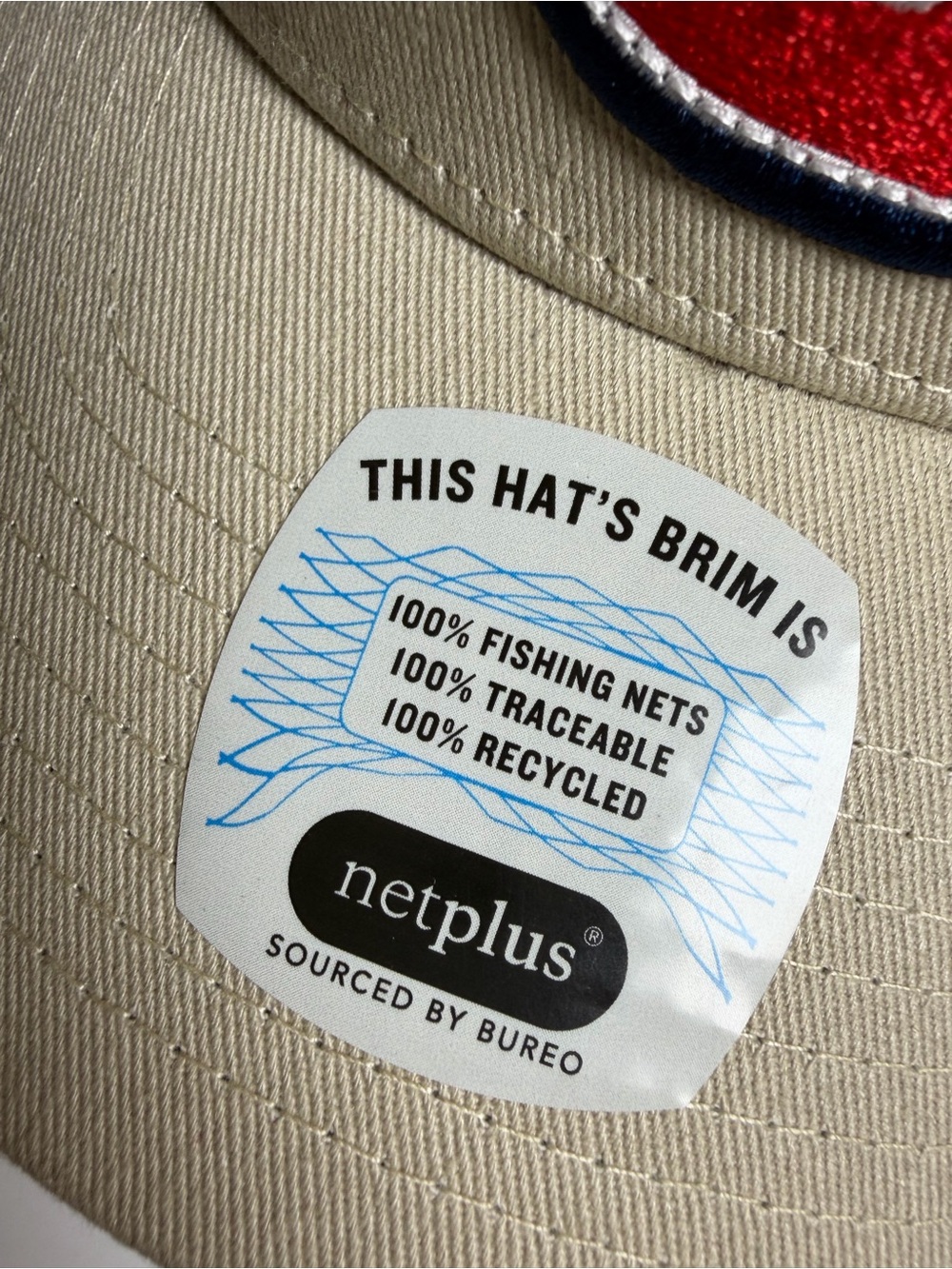 Brixton Men’s Netplus Trucker Hat Tan Mesh Logo Cap Patch NEW - Picture 9 of 16